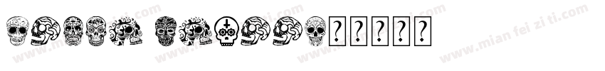 Black skull字体转换
